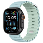 Silikoonist ookeanirihm Apple Watchi rihma jaoks Ultra 3/2 49mm 46mm 45mm 42mm 44mm 41mm Spordirihm iWatch 11 10 9 8 7 6 5 SE rihm for Ultra 49mm gray