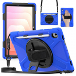 P&otilde;rutuskindel tahvelarvuti kate Samsung Galaxy Tab S11 S10 Lite S9 FE 10.9 S8 S7 11 Plus 12.4tollisele Ultra 14.6-tollisele korpus Funda Coque S7 S8 11 inch sinine