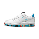 Nike Air Force 1 LV8 3 Casual Low top Skateboard Shoes White Blue Black Children Aged 3 7 Years Old DM7598-100 31 white