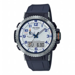 Casio PRO TREK Seeria-Ketas-Kahekordne N&auml;idik V&auml;litingimustes M&auml;gironimine P&auml;ikesej&otilde;ul Mehaaniline Tunnetus Intelligentsed Kuus-B&uuml;roo Raadiolaine koos PRW-50YAE-2PR h&otilde;be