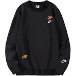 Nike Tikandiga Mitme Swooshiga &Uuml;mmarguse Kaelusega Dressipluus Meeste Dressipluus Must DJ6915-010 L black