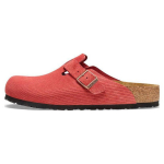 Boston Birkenstock Suede Reljeefne Samet Kitsas 'Sienna Red' 1026167 38
