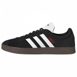 Adidas VL Court 2.0 Vabaaja S&uuml;nteetilisest Nahast Polsterdusega Madalad Rula Tossud Unisex Tossud Must Valge HQ1801 36