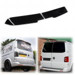 2X Volkswageni jaoks VW T5 T5.1 T6 T6.1 2-ukselisele Transporterile Tagumine Spoiler Katusetiib K&otilde;rge Kvaliteediga ABS S&uuml;sinikkiust L&auml;ikiv Must No Color