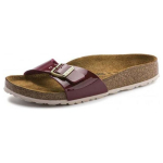 Birkenstock &uuml;marne otsaga mugavad pl&auml;tud Naiste sandaalid Punakaspruun 1013082 37