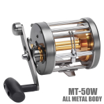 25kg Trollingi Trummelrull Paremak&auml;eline Heiterull S&uuml;vamere Kalastusrull Suure Rullipinnaga Paadi Aeglase Jigitamise Rull 50w gray