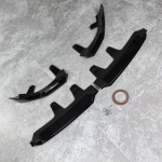 Bmw X3 G45 M Performance stiilis esipamperi alumine spoiler splitter difuusor X3 20 20d 30e M50 M Sport 2024 2025 Tuning Gloss Black