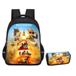 Bad Guys 2 The Bad Guys 2 Pennikarp Laste animatsiooni lisatarvikute hoiustamine Pennikarp Kirjatarbed Koolikott black