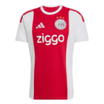 Adidas Ajax Amsterdam 26/27 Hooaeg Kodus Hingav Kiiresti Kuivav &Uuml;mmarguse Kaelusega Jalgpallis&auml;rk F&auml;nni Versioon Meeste topid JZ4694 S white