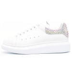 Alexander McQueen Strass Spoiler Madalad Stiilsed Rula Kingad Naiste Helge Valge 666407WIA4Z9069 41 white