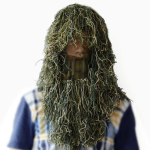 Kamuflaažiga kapuutsiga Ghillie &uuml;likond Airsofti jahiks kalastamiseks v&auml;litingimustes salajane varustus Hingav taktikaline riietus Woodland Camo