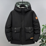 Suured suurused 5XL-12XL Mood Talvine Meeste Mantel Kapuutsiga Veekindel Vabaaja Lai L&otilde;ige Paks Soe &Uuml;lem&otilde;&otilde;duline &Uuml;ler&otilde;ivas Meeste Jakid 8XL roheline
