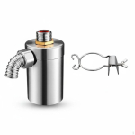 Automaatne liikumisanduriga kraan, puuteta vees&auml;&auml;stlik, kaubanduslik k&ouml;&ouml;gisink, h&otilde;bedane, induktsioon Silver Faucet+A Buckle