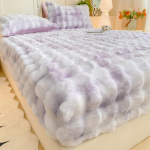 J&auml;nese pl&uuml;&uuml;sist s&uuml;gava taskuga voodilina Talvine paks soe madratsikaitse Pehme kohev kaheinimesevoodi madratsikate 90x200cm Only Sheet
