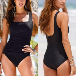 Naiste seksikas &uuml;hes t&uuml;kis ujumistrikoo Brasiilia bikiinid, ujumisriided XXXL must