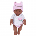 Reborn Baby Doll Pehmest vin&uuml;&uuml;list silikoonist elutruu beebi simulatsiooninuku m&auml;nguasi lastele, t&uuml;drukutele s&uuml;nnip&auml;evaks, 30 cm roosa