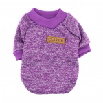 XS-2XL Koerariided Kutsika Jope Pehmed Koerte s&auml;rgid Koerte Klassikaline Kudumid Lemmiklooma kampsun V&auml;ikesele koerale S lilla