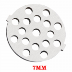 55 mm majapidamises kasutatava 5# hakklihamasina auguplaadiga roostevabast terasest veski osad 7mm