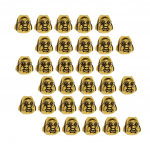 30pcs Antique 3D smille Buddha Spiritual Metal Spacer Beads silver color 10x10x9mm