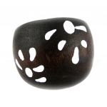 Bague 'Zoulou' Noir 52 must