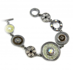 Les Tr&eacute;sors De Lily [E2570] - Bracelet Cr&eacute;ateur 'Byzance' Gris hall