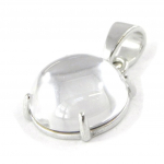 Les Tr&eacute;sors De Lily [E9585] - Pendentif Argent 'Unique' Blanc valge