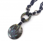 Les Tr&eacute;sors De Lily [J6076] - Collier 'Kilimanjaro' noir bleu must