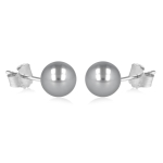 Les Tr&eacute;sors De Lily [Q7031] - hallid 'Perla' h&otilde;bedased k&otilde;rvar&otilde;ngad (roodiumiga kaetud) - 8 mm hall