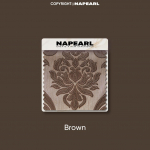 1 PC Napearl 40% Blackout Luksuslik Mood Tikand K&ouml;&ouml;k Kodu Luksuskardinad Poolpimendavad Magamistoakardinad W200 x L260 pruun