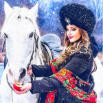 Teemantmaaling Loomade hobune tikandid Loom t&auml;ispuur Ristpistes 30x30CM