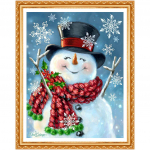 Tikand Lumememm Teemantmaal T&auml;is&uuml;mmargune vaigust Teemantristpistes N&auml;put&ouml;&ouml; J&otilde;ulukingitus 20X30CM