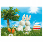 Teemantmaal Lihav&otilde;ttep&uuml;hade J&auml;nese ja Muna Ristpistes Teemant pildiga 30x30CM