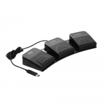 FS2020U1 USB-jalgl&uuml;liti juhtklahv, kohandatud arvutiklaviatuuri tegevuspedaal meditsiiniseadmetele must