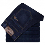 Suure suurusega meeste sinised lahtised teksad S&uuml;gis- ja talvised sirged teksap&uuml;ksid Meeste kaubam&auml;rgi p&uuml;ksid 44 tumesinine v&auml;rv