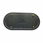 Nahast p&otilde;hi eelpuuritud aukudega kudumiseks DIY rahakott K&auml;ekott &Otilde;lakott