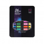 36 v&auml;rvi tahke akvarellv&auml;rviga kinkekarbikomplekt 6 t&ouml;&ouml;riistaga, professionaalne kaasaskantav akvarellv&auml;rvi pigmendikomplekt, kunstitarbed, maalimiskingitused 36 colors black box