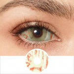 22MM Pink Bloodshot Sclera l&auml;&auml;tsed Omega Orange Halloweeni kontaktl&auml;&auml;tsed Scary Zombie Eye Objektiivid Sisaliku silmad Cospaly kontaktl&auml;&auml;tsed 22mm roheline