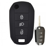 Silikoonist auto v&otilde;tme&uuml;mbris Peugeot 208 2008 308 3008 508 408 307 4008 jaoks Citroen C3 C4 C5 C6 C8 kate v&otilde;tmeta kaugjuhtimispuldi korpuse jaoks