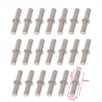 20 tk metallist kapp riidekapp riiul tugitihvtid naelad klaaskonsool L