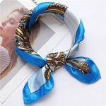 Luksusbr&auml;nd 2020 naistele v&auml;ikesed siidist sallid, ruudukujulised naissoost juuksed kaela salli m&auml;his kontori taskur&auml;tik Foulard 50 * 50 cm suurr&auml;tikud