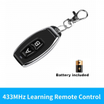 433 MHz/330 MHz juhtmevaba universaalse kaugjuhtimispuldi kopeerimise auto automaatne kloonimisv&auml;rav garaažiukse kaasaskantava v&otilde;tmega kaugjuhtimisauto jaoks 433MHz Learning Remote Co