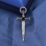 Blucome Vintage m&otilde;&otilde;gakujuline must pross, naiste pross mantli jaoks, rev&auml;&auml;ritihm, uusaasta kingitus h&otilde;be