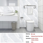 10/15 cm Valge marmorist plaadikleebised K&ouml;&ouml;k Backsplash &Otilde;likindel Vannitoa Riidekapp Kodukaunistused Seinakleebised Isekleepuv seinamaaling 10cmX10cmX10pcs