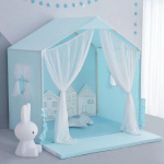 Lastetelk Toas T&uuml;drukute Printsessi Tuba Sisem&auml;ngumaja Lastetuba Lasteaed M&auml;nguasjaloss sinine