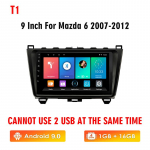 Loominguline Android Carplay mudelile Mazda 6 2007&ndash;2015 autoraadio videopleier Navigatsioon GPS 2din multimeedia automaatraadio