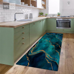 Rohelisest marmorist k&ouml;&ouml;gimatt Libisemiskindel smaragdvaip elutoa jaoks magamistoa vaibad voodialuse ala Vaiba vannimatt 60x180cm