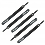 Essageri kaabli korraldaja k&otilde;rvaklappide laadija juhtme kaitsja hiir juhtme kerija kaitse USB kaabli haldamise hoidiku klamber iPhone'i jaoks 5 piece must