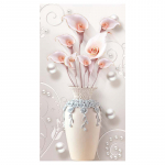 3D abstraktne lilleline l&otilde;uend maalimine stereoskoopilised lilled seinakunsti plakatid ja tr&uuml;kised Quadro seinakunstipilt Kodukaunistus Hiina elemendid 50x100cm