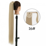 MERISIHAIR 85 cm s&uuml;nteetiline pikk sirge hobusesaba klamber, juuksepikendused, blondid pruunid naiste juukseotsik 55 cm