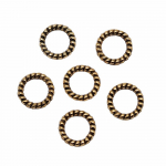 40 tk. &uuml;mmargused amuletid Ehted Komponendid Aksessuaarid Antiikkuld v&auml;rvi tsingisulam 8X8mm